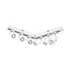Zestaw szynowy Oprawa Mica Track Biały + Chrom 6xGU10 2m Milagro ML2107