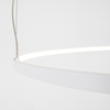 Lampa wisząca biały pierścień o średnicy 60cm IP44 Maxlight P0655 Visual Hor 24W