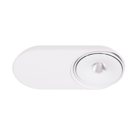 LAMPA SUFITOWA natynkowa LED VECTOR 10W BIAŁA MAXLIGHT C0267