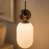 Lampa wisząca potrójna na listwie z imitacją marmuru Crema 3xE14 Milagro MLP2813