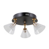 Lampa sufitowa do pokoju Orella LED 3000K Italux WL-34393-3R-BK-HBR