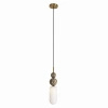 Lampa wisząca szklany klosz z ozdobnymi kulami Nova 1xG9 Maxlight P0642