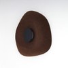 Ozdobny kinkiet z filcu w kolorze kawowym LED EAGLE WALL COFFEE AZZARDO AZ6576