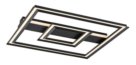 Lampa sufitowa czarna – minimalistyczne ramki kwadratowe LED 3000K Sidona Rabalux 71071