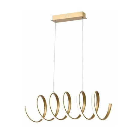 Lampa wisząca złota RIBBON LED Reality 336401-09