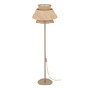 Lampa podłogowa w kolorze sabia KALUM WOOD + Juta średnica 45cm 1xE27 Tk Lighting 16225