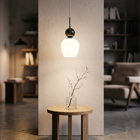 Lampa wisząca pojdeyńcza Carrara 1xE14 Milagro MLP2808