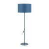 Lampa podłogowa abażur walcowy 50cm w kolorze niebieskim DALUM NAVY 1xE27 Tk Lighting 16229