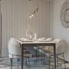 Lampa wisząca podłużna 160cm Slide Long LED 3000K szczotkowany mosiądz PL0124-BS Yaskr
