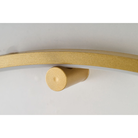 Lampa podłogowa złoty okrąg 75cm do salonu VANESSA FLOOR 75 GO AZZARDO AZ6207