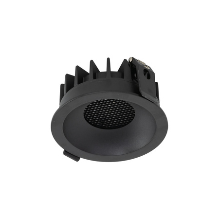 Czarna okrągło oczko sufitowe 11cm NEXUS BLACK CCT 18 W Tk Lighting 18133