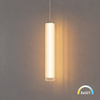 Lampa wisząca akrylowa pionowa tuba Trivia Chrome 10W LED CCT IP44