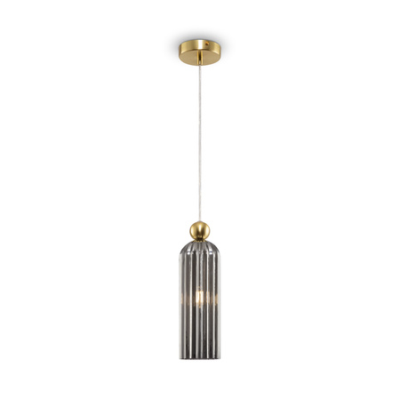 Lampa wisząca ANTIC Maytoni szary dymiony MOD302PL-01GR