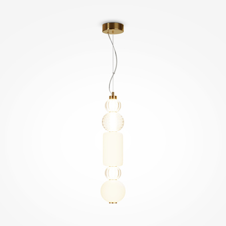 Efektowna szklana lampa wisząca LED 3000K Collar P069PL-L35G3K1 Maytoni