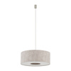 Lampa wisząca z jedwabistej szarej tkaniny 50cm 1xE27 CEDRO M Nowodvorski 11665