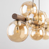 Lampa wisząca ESTERA WOOD ORZECH BURSZTYN 9XG9 Tk Lighting 11097