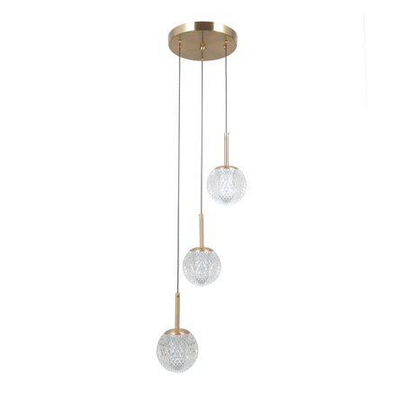 Lampa wisząca Padri 3xG9 Italux PND-40827-3-HBR-CL