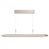 Duża owalna lampa wisząca w kolorze beżowym LAYLA 150 3000K DIMM BEIGE AZZARDO AZ6759