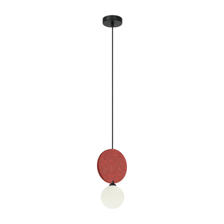 Lampa wisząca Andrea czerwona 1xG9 Italux PND-59779-1M-RED