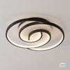Lampa sufitowa czarna spirala NEXUS 30W LED CCT Milagro ML2936