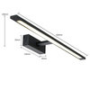 Kinkiet Isla czarny 62cm IP44 LED CCT Light Prestige GS-LWB-20W BK CCT