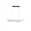 Designerska lampa wisząca z przezroczystego akrylu LED 3000K MANTA 120 PENDANT 3000K BK AZZARDO AZ6794