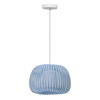 Lampa wisząca nebieska o średnicy 36cm 1xE27 AGORA PENDANT BLUE AZZARDO AZ6642