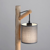 Lampka stołowa drewniana konstrukcja i zwisający abażur GREEN TRIBU 1xE27 Just Light 15784-29