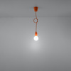 Lampa wisząca DIEGO 1 pomarańczowy Sollux SL.0584