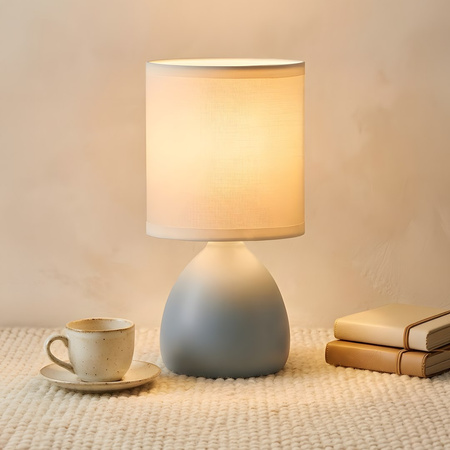 Lampka nocna Sabrina 1xE14 Szary Milagro ML2772