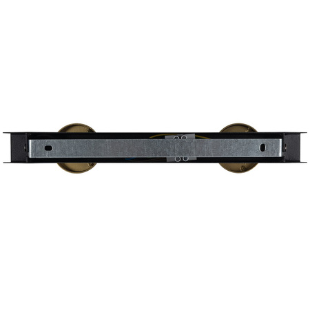 Lampa sufitowa Hudson 2xGU10 Czarno-Złoty Milagro MLP0258