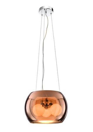 GEMO LAMPA WISZĄCA 30 3X40W G9 SZKLANY ZŁOTY Candellux 31-25104