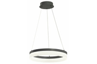 Lampa wisząca czarny okrąg 40cm CORNELIA LED Reality 330601-02