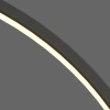 Lampa wisząca duży pionowy czarny ring o średnicy 85cm do dużej łazienki Loop M LED IP44 PL0119-85-CCT-BK Yaskr