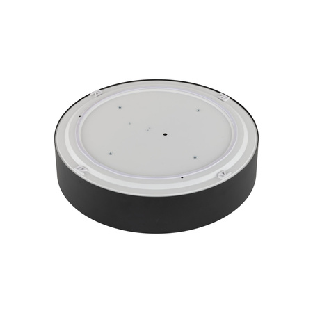 Lampa sufitowa okragła czarna do łazienki 50cm LIVO BLACK L IP54 4xE27 Tk Lighting 10988