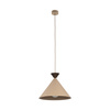 Lampa wisząca metalowa o średnicy 33cm MATTEO SABIA BROWN L 1xE27 Tk Lighting 11001