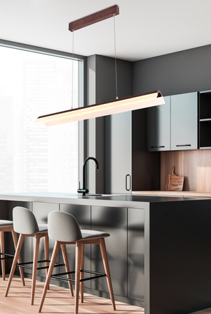 CURACOA LAMPA WISZĄCA 100X16 33W LED BRĄZOWY 4000K APETI Candellux A0011-320