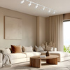 Zestaw biały szynoprzewód 208cm 6 reflektorów TRACER SET WHITE JET Tk Lighting 10949