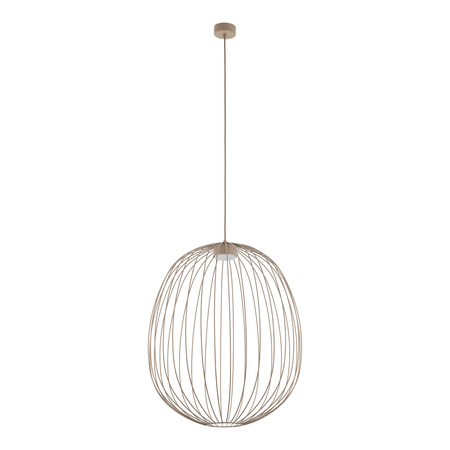 Lampa wisząca druciana w kolorze bezowym 50cm SPHERA L SABIA 1xGX53 Tk Lighting 11303