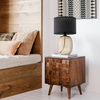 MELODY TOPAZ BLACK LAMPKA NOCNA 1 TK Lighting 5988