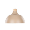 Loftowa lampa wisząca metalowa w kolorze beżowym 34cm CAP SABIA 1xE27 Tk Lighting 10656