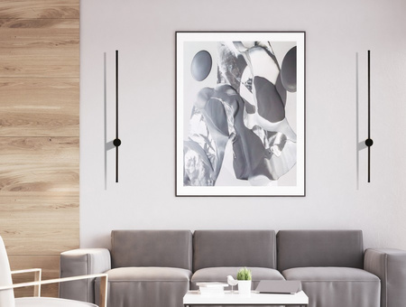 Kinkiet VINTO LED 90cm czarny podświetlający ścianę Italux WL-73526-90-BL