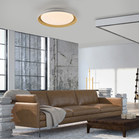 Okrągła lampa sufitowa 43cm z funkcją SwitchMo SATI LED 3000K Just LIght 14368-60