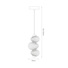 Lampa wisząca BOLLA GOLD 12W LED Milagro ML1424