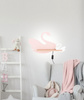 SWAN LAMPA KINKIET ŚCIENNY 5W LED 4000K IQ KIDS Z PRZEWODEM RÓŻOWY+BIAŁY  Candellux 21-05557