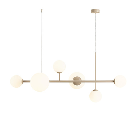 Lampa wisząca DIONE 6 beżowa Aldex 1092K17