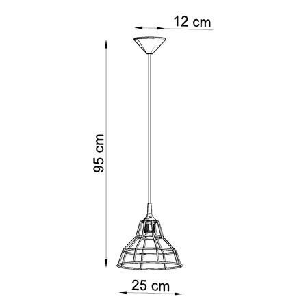 Lampa wisząca ANATA Sollux Lighting SL.0145 SL.0146 - kolor do wyboru