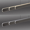 Lampa wisząca liniowa LED rozsuwana 100-160cm CIEMNOMENTALOWO-BRĄZOWY ADRIANA ROUND Paul Neuhaus 2577-34  