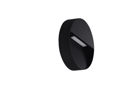 Kinkiet zewnętrzny IP54 CASORIA BK ROUND LED Azzardo AZ4366 