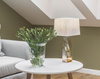 Lampa stołowa glamour LILLE 54cm Argon 3840